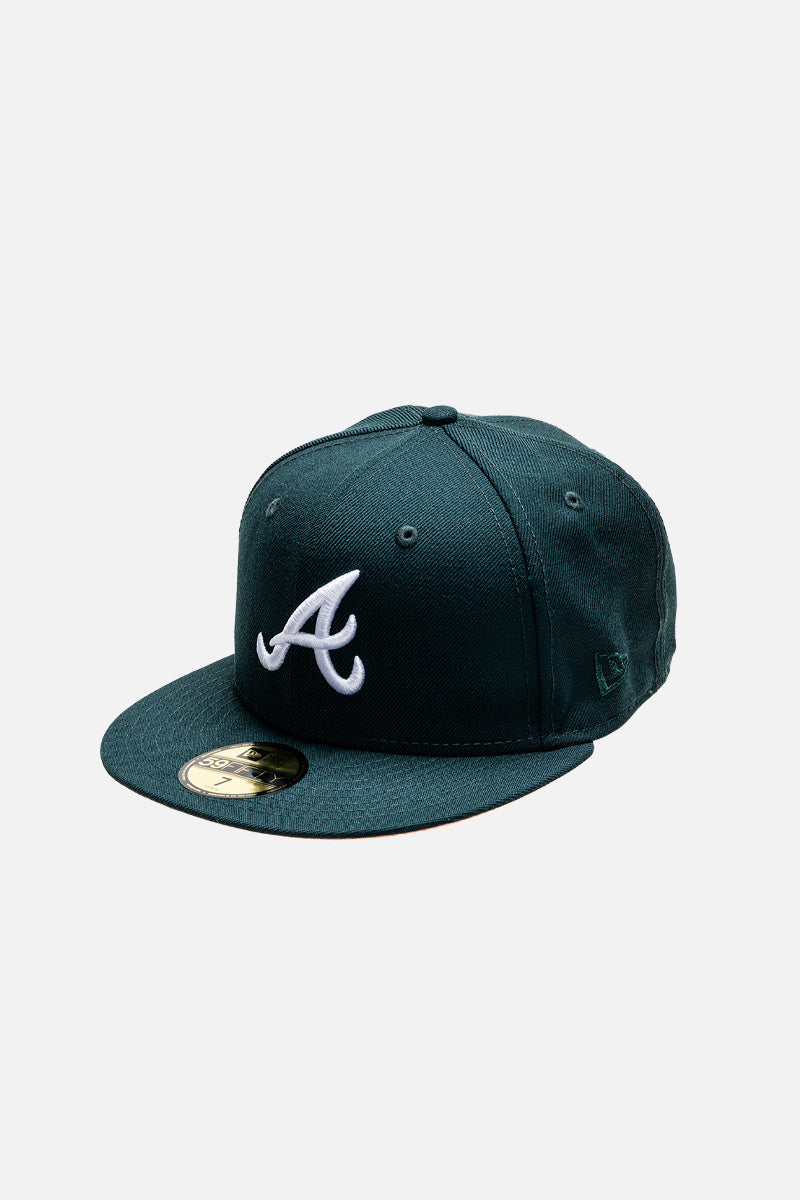 New Era Atlanta Braves Peach Womens 9Twenty Strapback Hat, CURVED HATS, CAPS